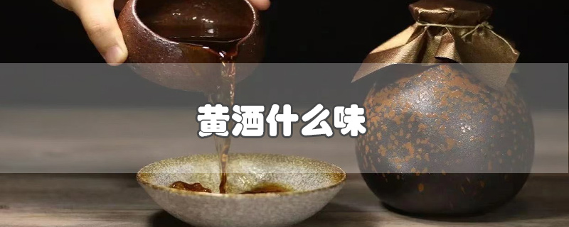 黃酒什么味